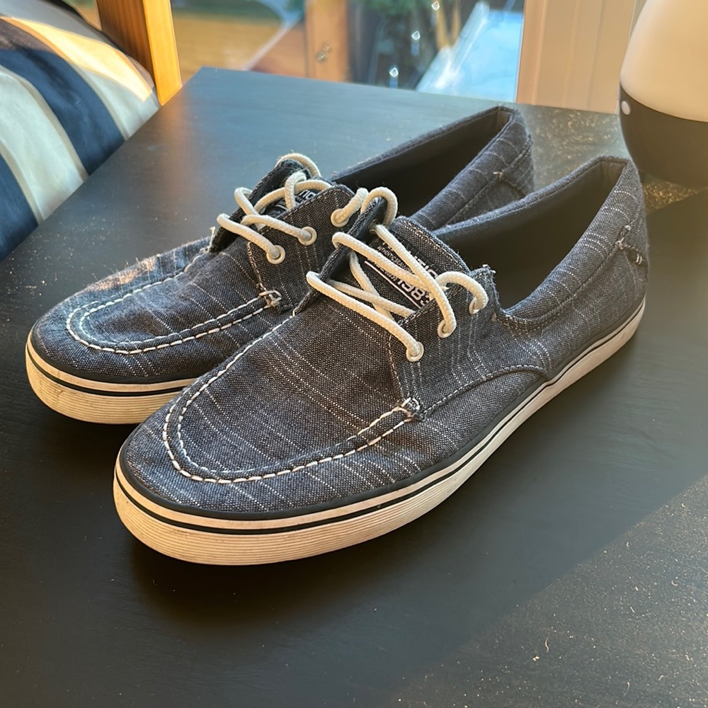 Nautica - Men’s Canvas Loafer. Navy. Size 10.